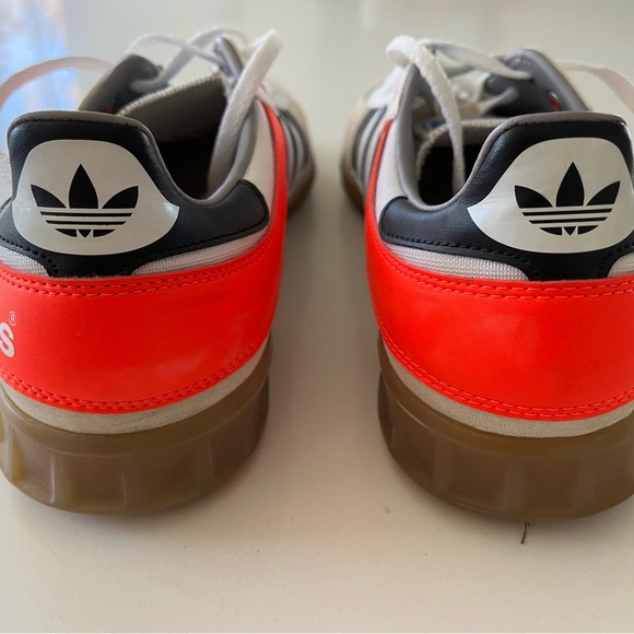 Adidas Men's White and Red Sneakers - Picture 3 of 5